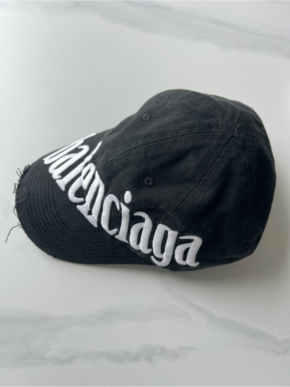 Balenciaga Black Baseball Cap size Small - Picture 3 of 8